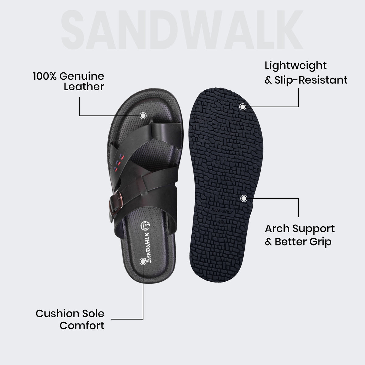 Men's Flat Toe Ring Soft comfort