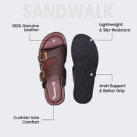Men's Flat Buckle Mule Soft comfort