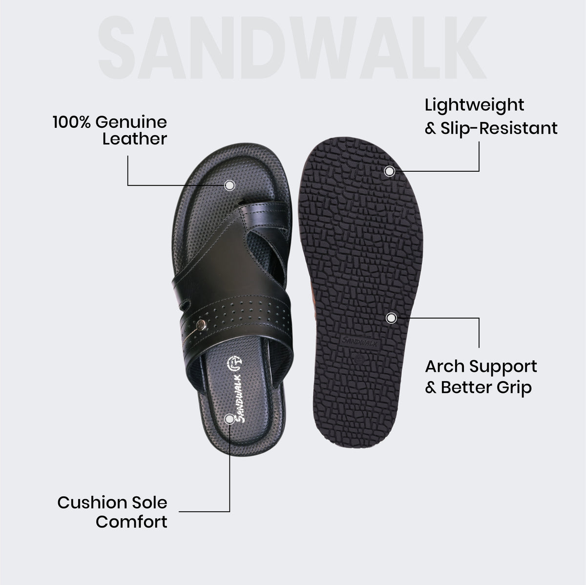 Men's Flat Toe Ring Soft comfort