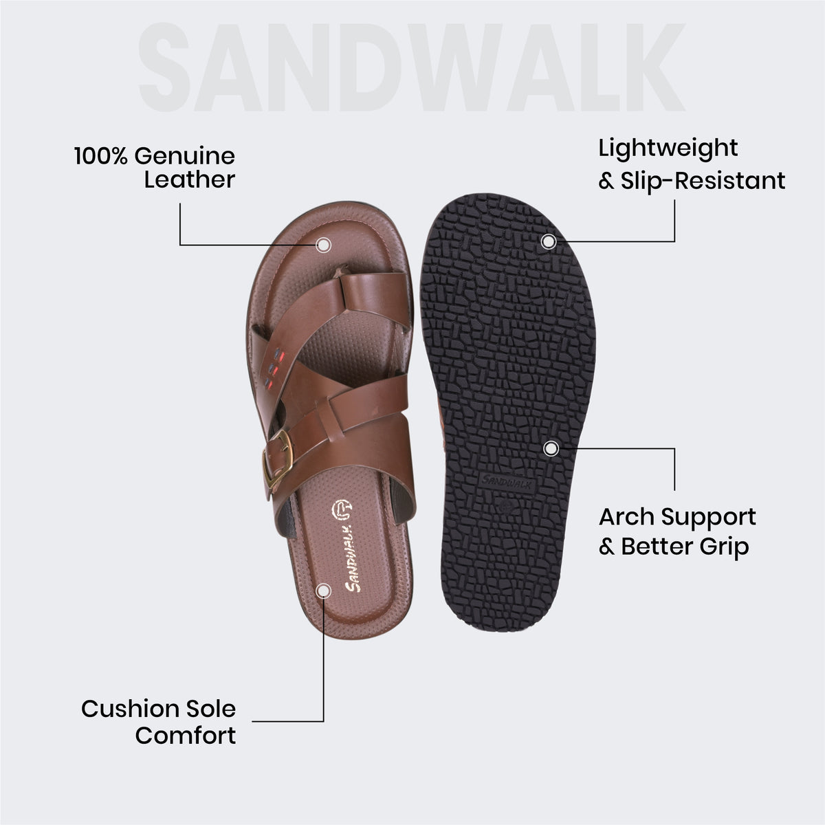 Men's Flat Toe Ring Soft comfort