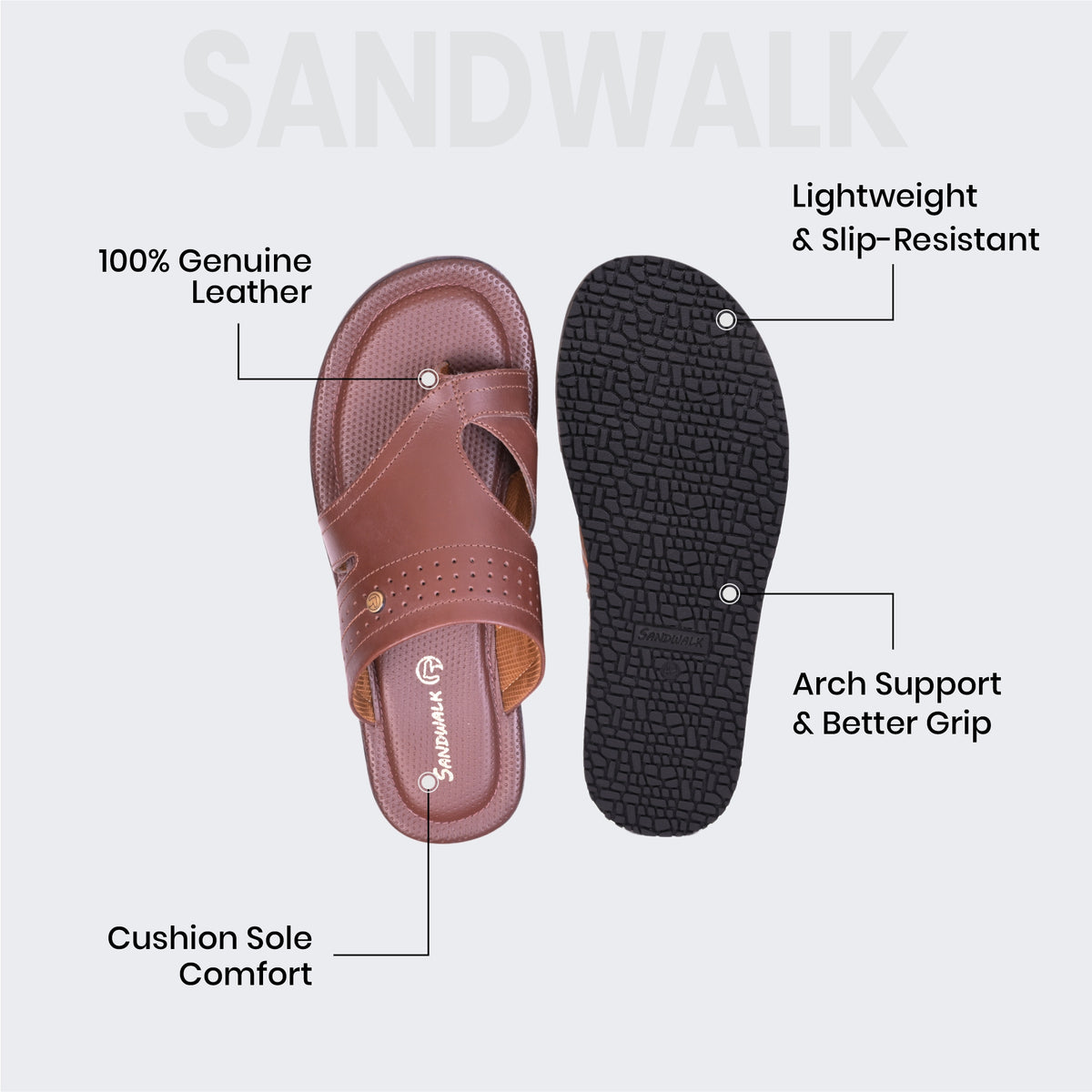 Men's Flat Toe Ring Soft comfort