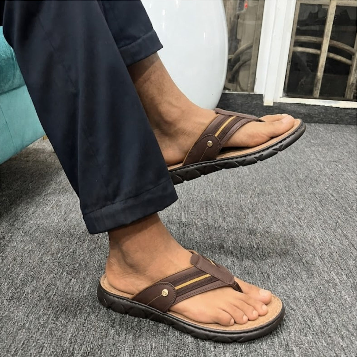 Men's Casual Thong Light Cushion Comfort