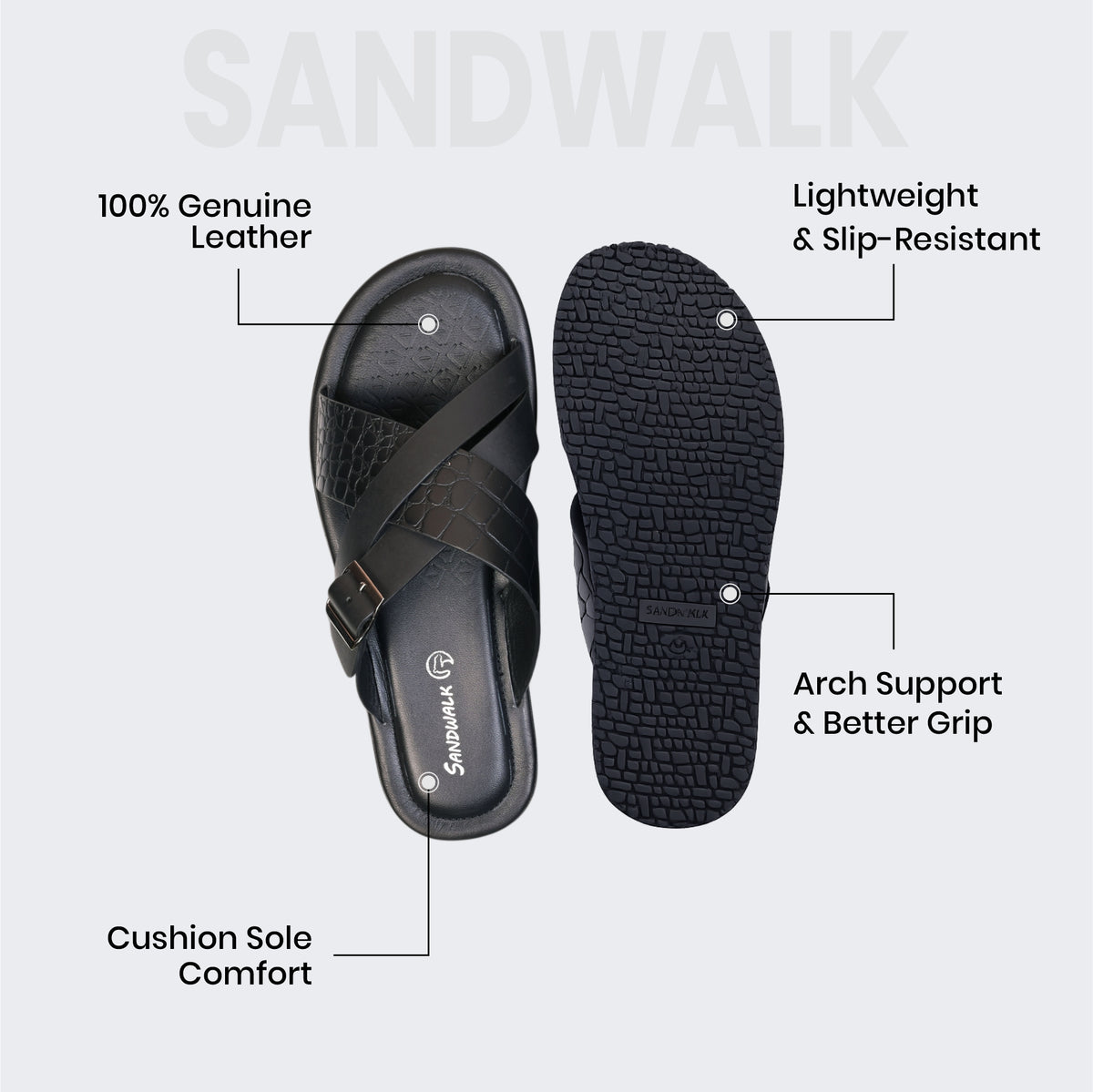 Men's Flat Mule Soft comfort